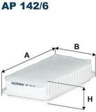 FILTRON Filtre a air AP 142/6
