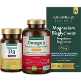 Holland & Barrett Daily Essentials Bundle - Omega 3, Magnesium & Vitamin D3