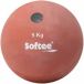 Softee Poids à lancer en caoutchouc 5kg