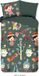 Good Morning dekbedovertrek winter thema - 1 persoons 140x200/220 cm - Groen - 100% Katoen renforcé