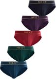 Next - Heren - Set van 5 katoenrijke slips - Rood