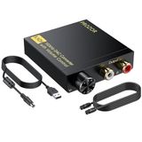 PROZOR Optische Coaxiale naar RCA Converter - 5.1CH Dolby-AC3 Met Volumeregeling 192 Khz DAC
