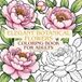 Elegant Botanical Flowers Coloring Book for Adults