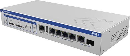 Teltonika RUTXR1 Enterprise Router | 4G | Dual-Band WiFi | SFP | 300 Mbps