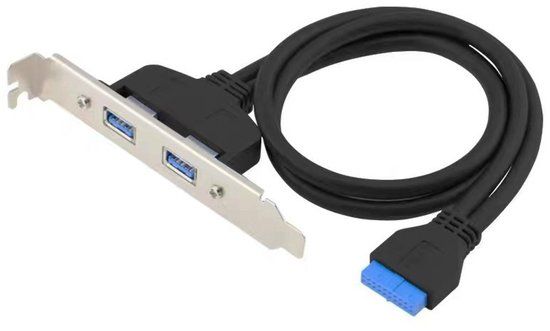 Conceptronic EMRICK11B interfacekaart/-adapter Intern USB 3.2 Gen 1 (3.1 Gen 1) Zwart