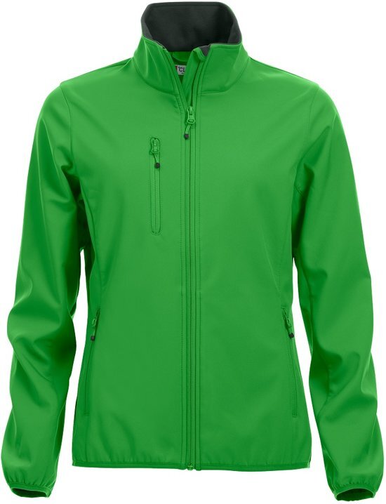 Clique Craft Basic Softshell jacket dames grasgroen m