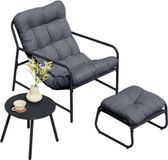 en.casa Tuinmeubelset Trerdfjoa 3-delig donkergrijs