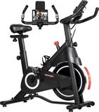 SPORTNOW Hometrainer - Staal, ABS - 108 x 51 x 116 cm - Wit