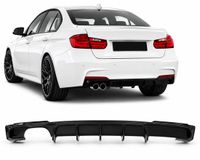 BinaParts Achterbumper Diffuser Geschikt Voor BMW 3 Serie F30/F31 2011-2019 – Glanzend Zwart