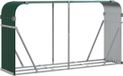 vidaXL Stockage de bois de chauffage 180x45x100 cm acier galvanisé vert