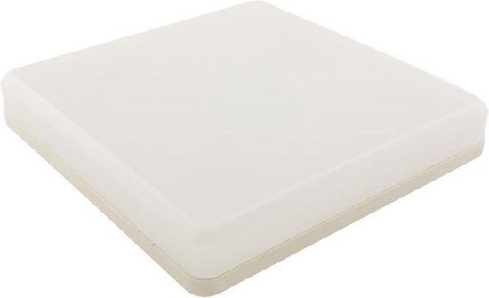 V-tac Witte vierkante LED Plafondlamp 15W Warm Wit IP44