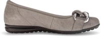 Gabor - Dames - Ballerinas - Leer - Grijs - Maat 39