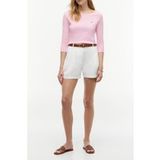Tommy Hilfiger Dames Lange Mouwen Shirt XL Katoen Roze
