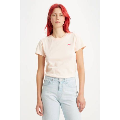 Levi's T-shirt met logo roze
