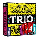 Devir Trio, Spaanse versie, partyspel, kaarten, spel met vrienden, snel en grappig (BGTRISP)