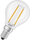 Osram LED lamp Superstar P25 Globe Filament dimbaar, 2700 K warm wit, 1,8 W, E14, helder, 250 lm, 15.000 h, voor tafellampen, decoratieve lampen, accentverlichting
