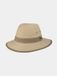 Hatland Cravitz - Oprolbare katoenen hoed - Khaki - L - Polyester - Unisex - Volwassenen - Effen - Regenhoed