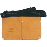 Draper 72920 Double-Pocket Nail Pouch, zwart, bruin