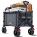 Merkloos All-terrain Bolderkar - Opvouwbaar - 120 liter - Grijs