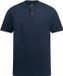JP 1880 Heren Henley Buik-Fit Korte Mouwen Ronde Hals Navy Blauw Maat 6XL