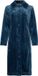 Pastunette - Badjas - Nordic Bloom - Fleece - Donkerblauw - Doorknoop sluiting - Maat XL