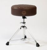 DRUMnBASE Full Grain Leather Drum Throne, Brown