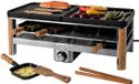 BOSKA Gourmet Pro – Service à fondue pour 8 personnes – Avec 2 plaques de grill réversibles - Finition rouille