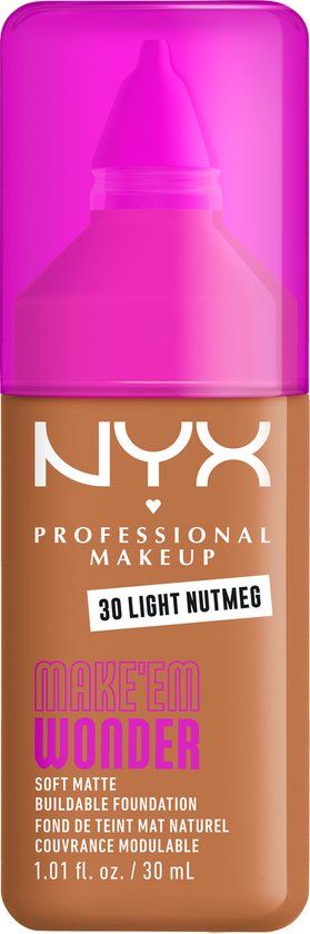 NYX Professional Make Up Make 'EM Wonder Foundation - Light Nutmeg