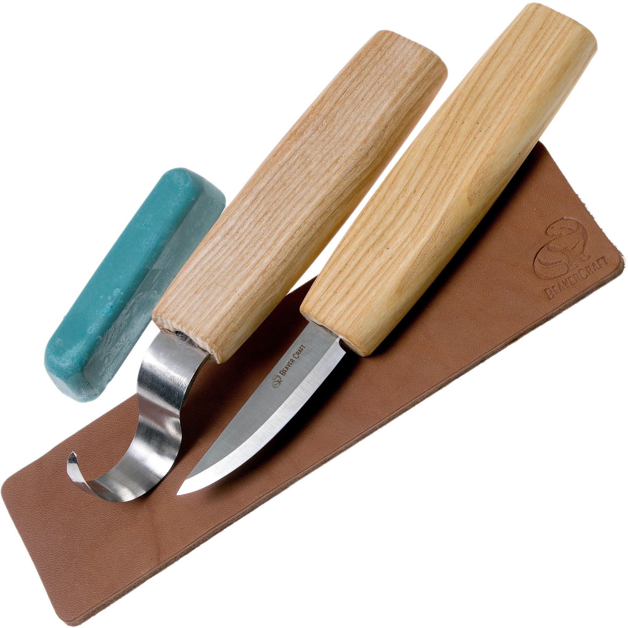 BeaverCraft Spoon Carving Tool Set S01 - Set voor lepelsnijden