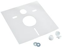 Sanit 16.002.00.0000 geluidsisolatieset voor wandtoilet en bidet, wit, 1-pack