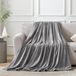 Goodivery ® Douce et Extra Douce Couverture en Flanelle pour Canapé ou Lit, 150 x 200 cm, Gris