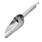 FMprofessional multifunctionele schep, roestvrij staal, zilver, 50 x 50 x 20 cm