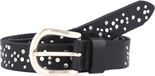 Vanzetti Leren Riem 25mm Rivet Belt W105 Black Zwart