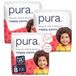 Pura Eco Nappy Pants - maat 8 (19 kg +), 3 x 15 luiers (45 in totaal), wegwerp-babyluiers voor gevoelige en allergiegevoelige huid, hypoallergeen, geurvrij, eenvoudige zijde