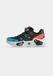 SKECHERS Sneakers 'GAMETRONIX 3.0' blauw / grijs / lichtrood / zwart