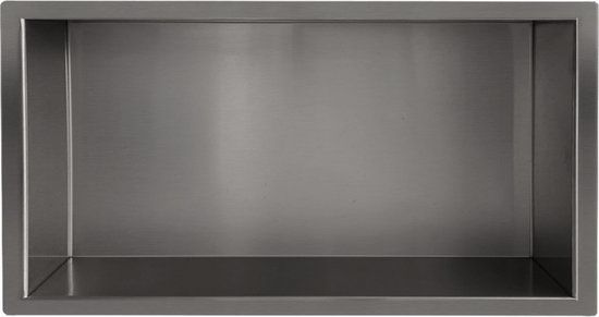 Wiesbaden Inbouwnis 30X60X10Cm Gunmetal