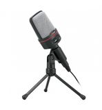 C-TECH MIC-02 Tafelmicrofoon Zwart