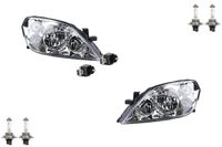 Netparts24 Johns, koplampen geschikt voor de Nissan Primera P12 (2002-), set bestaande uit linker en rechter koplamp plus actuatormotor