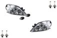 Netparts24 Johns, koplampen geschikt voor de Nissan Primera P12 (2002-), set bestaande uit linker en rechter koplamp plus actuatormotor