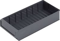 Alutec 66030 Zichtbak Stapelbaar (l x b x h) 400 x 183 x 81 mm Donkergrijs 1 stuk(s)
