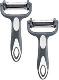 Cook Concept Dunschiller Profi - 2x - grijs/wit - kunststof - 15 cm