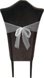 PartyDeco Tule stof op rol - grijs - 30cm x 9meter