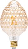 Aigostar Lampe LED - Fraise - Douille E27 - 4W - Blanc Chaud 1800K - Ambre