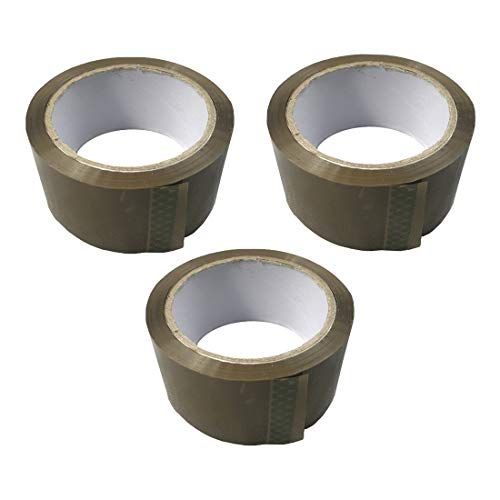 Triplast Bruine verpakkingstape - 3 rollen