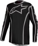 Alpinestars Fluid Apex V2 Motocross-trui - Zwart/zilver - L