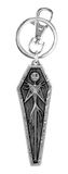 Nightmare Before Christmas Jack in Sarg, tinnen sleutelhanger, meerkleurig, 7,6 cm
