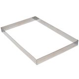 Gobel 888750 frame voor Opéra, roestvrij staal, 33 x 33 cm, hoogte 3,5 cm