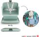 Bombol - Rehausseur 2-en-1 - Siège d'appoint - Portable et pliable - Vert