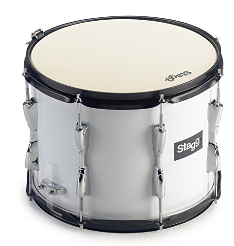 Stagg MATD-1412 14x12" Marching Tenor Drum Pakket - Wit