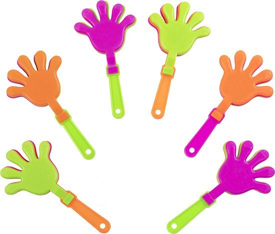 Boland - Set 6 handklappers - Pinata vulling - Uitdeelcadeautjes - Verjaardag